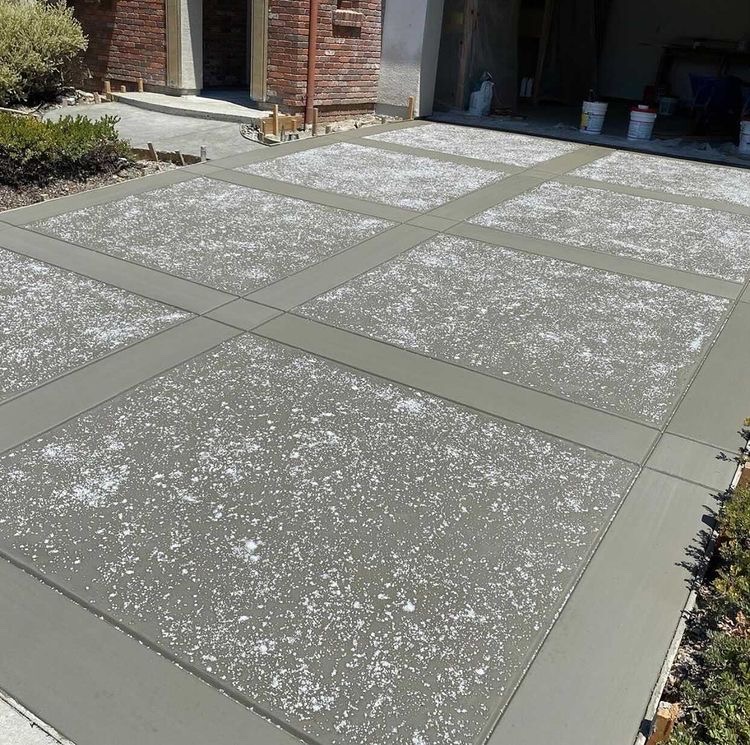 concrete driveway