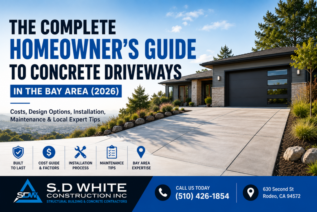 concrete driveway